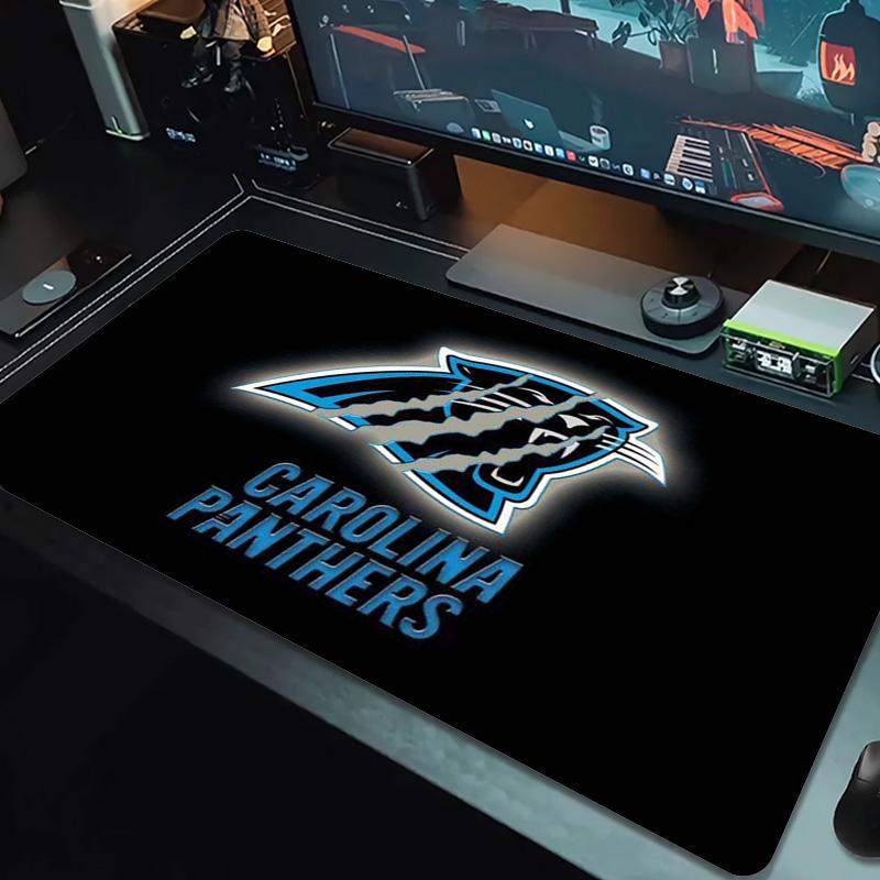 Carolina Panthers Color Mouse Pad Large Gaming Table Cushion Non-slip Laptop Tablet Big Mousepad XXL Mat Mini PC Playmat With Lock edge