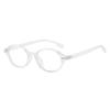 Oval Frame Anti Blue Light Reading Glasses For Women Korean Fashion Retro Leopard Red Thick Frame Fake Glass Computer Eyeglass