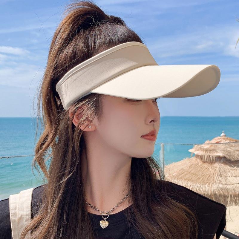 Damen Sonnenschutz Visor, Modischer Vielseitiger Outdoor-Sport Hut, Leichte Schirmmütze, Reise Sonnenhut