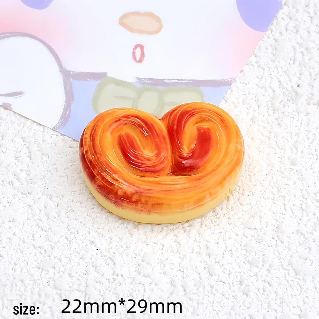 Simulation Food Play Bread Series: DIY Cream Glue, Hairpin, Shoe Buckle, Resin Decorative Accessories.