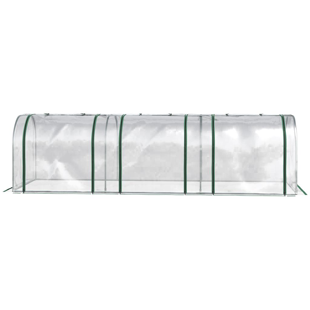 295 X 100 Cm Low Tunnel Greenhouse - Clear