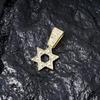 Versatile Punk Style Rhinestone-Inlaid Hip Hop Star Pendant Necklace in Zinc Alloy
