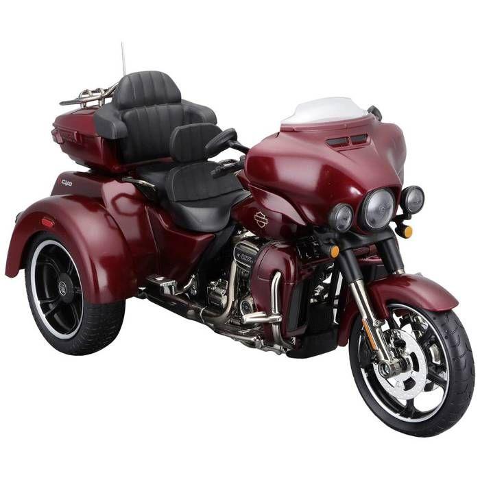 Modèle réduit de voiture - Maisto - CVO Tri-Glide 2021 - Échelle 1:12 - Couleur Rouge - À partir de 3 ans