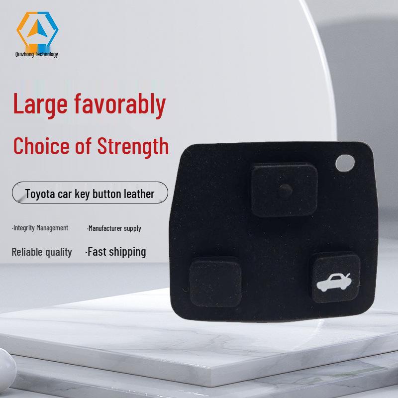 

High-Quality Silicone 3-Button Car Key Cover for Toyota