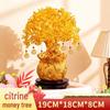 Yellow Crystal Feng Shui Wealth Tree Ornament