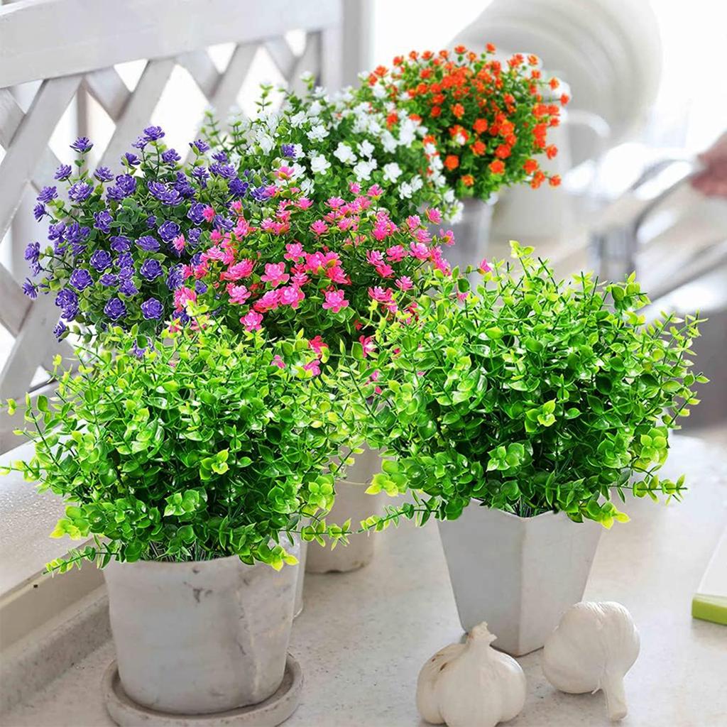 1Pc Artificial Plants Festival Wreath Wedding Valentine's Day Home Balcony Supply Room Decor Box Scrapbook Fake Green Eucalyptus