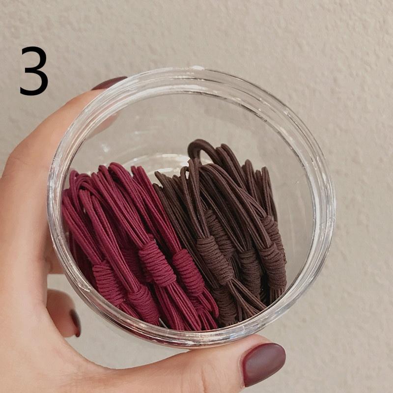 1 box Hair Accessories Women Rubber Bands Elastic Hair Bands Girls Headband Decorations Ties Ponytail Holder Scrunchy Rope Hair Jewelry