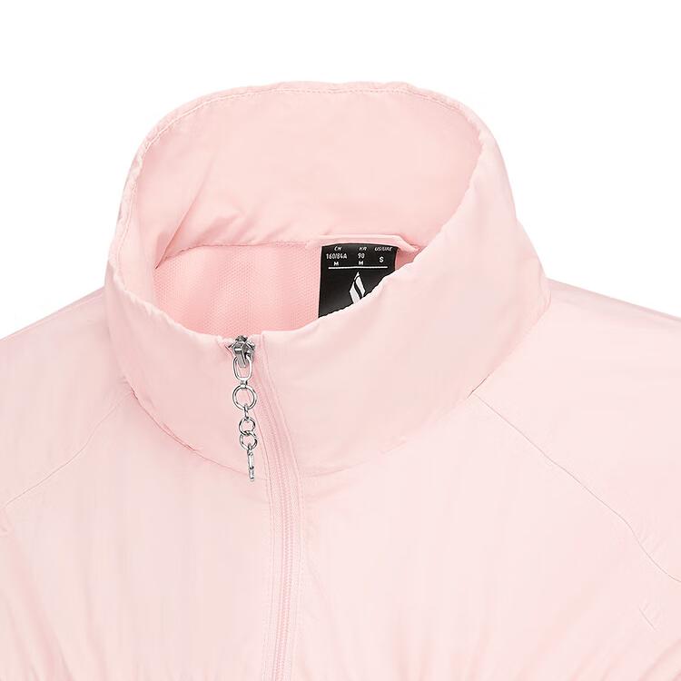 Skechers Fashion Versatile Skin-Friendly Soft Stand Collar Jacket Women Jackets Nude-Pink L225W095-01L4