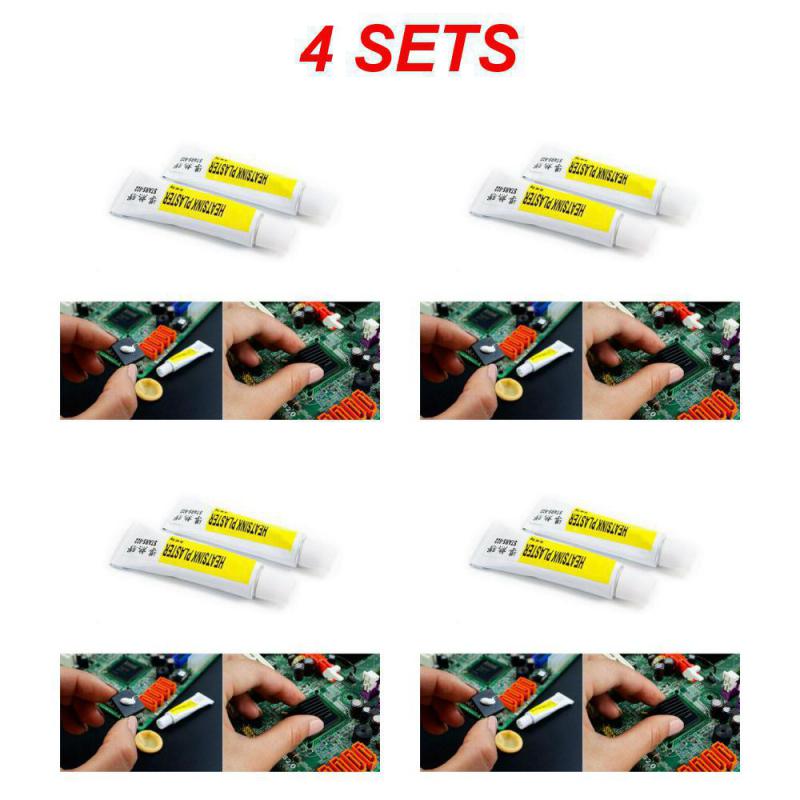 1-6pcs Thermal Pads Conductive Heatsink Glue High-Performance 5G CPU LED IC Conductive Heatsink Cooler Radiator Cooling