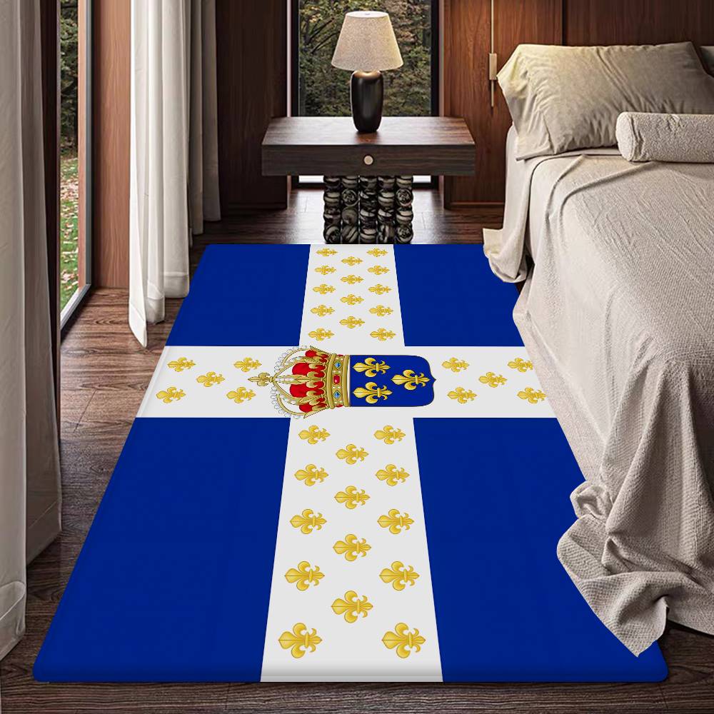 Napoleon Coat Of Arms Bathroom Mat Retro Multiple Choice Living Room Kitchen Rug Non-Slip Bedside Mats