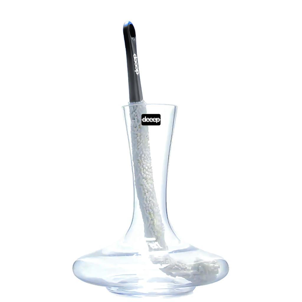 Deeep Cleaning Brush Glass Limescale Flexible Wire 600 3mm Cleaning Storage Tube Black 7-Piece Set, Remover, Brush, Balls, Bag, Brush,