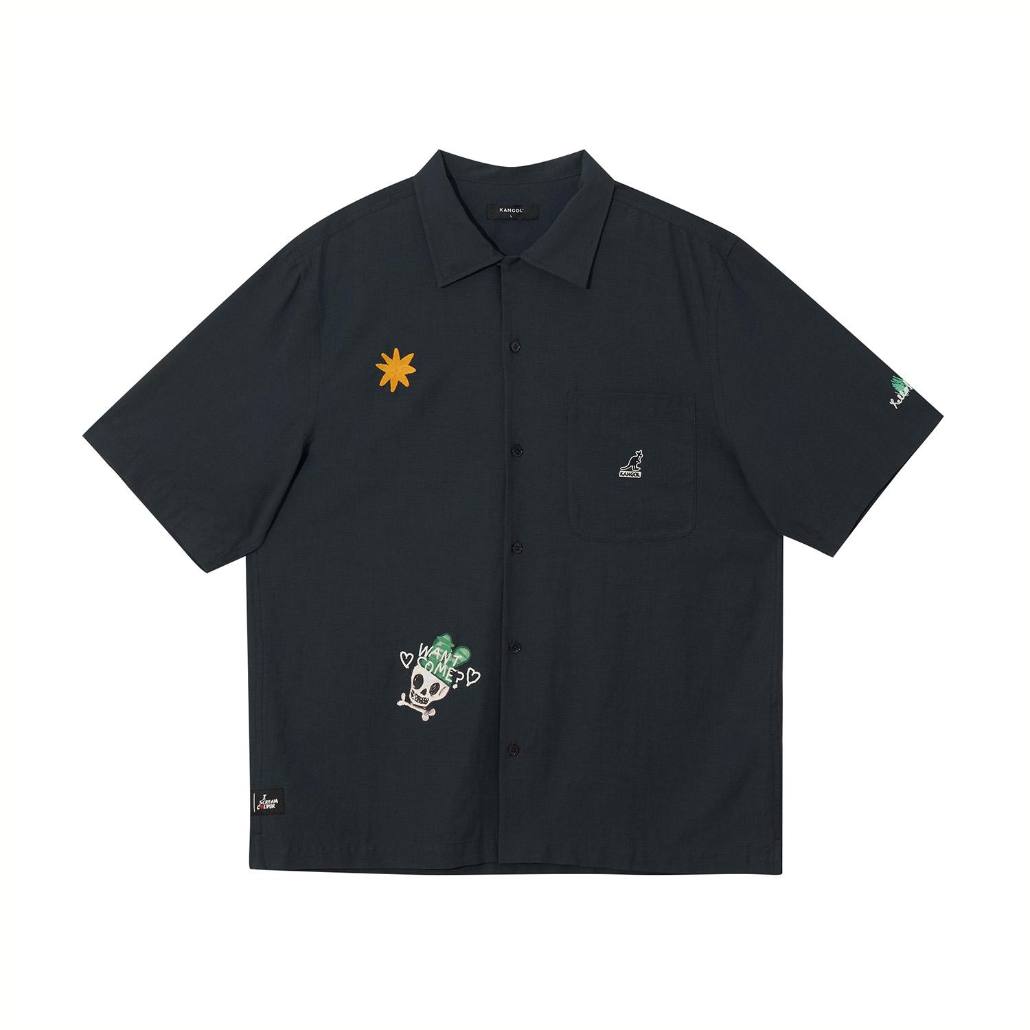 Kangol Iscream Kangol Pocket Shirt 7064 Indigo Indigo/M