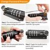 4 Digit Pin Code Security Lock Anti-theft Keyless Door Catch Digital Deadbolt Lock  Outdoor