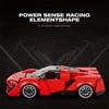 Red Sports Car Building Block 301PCS City Vehicle Classic Racing Car Model Bricks Toys  Creative Collention Gift
