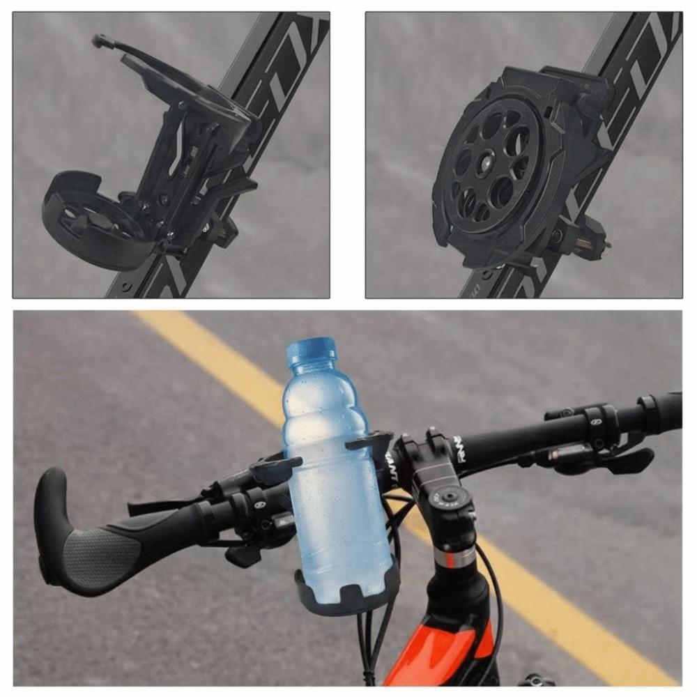 Universal Motorcycle Cup Holder Foldable Anti Vibration Drink Holder Stable Support 360 Rotatable Handlebar Mount