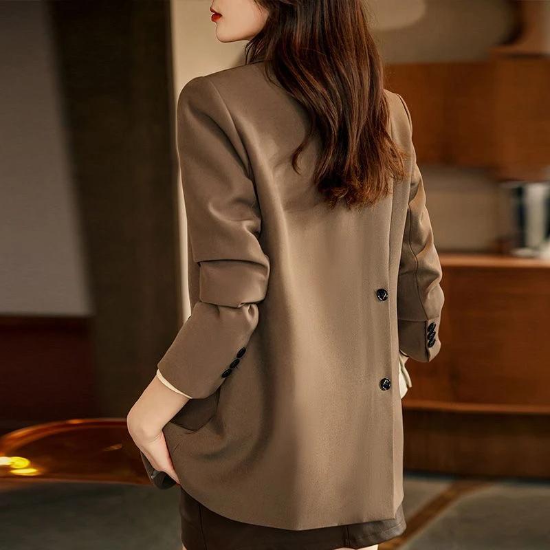 Anzugjacke für Damen Herbst 2025 Neuer Stil Lässiges Lockeres Design Anzug Damen Koreanisches Oberteil