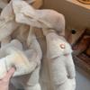 2023 Korean Style Women's Faux Rex Rabbit Fur Plush Winter Coat