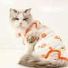 Miaoxinbao Cat Weaning Clothes, Thin Cat Four-legged Clothes, Multi-color Color-matched with Velcro, Cat Sterilization Clothes