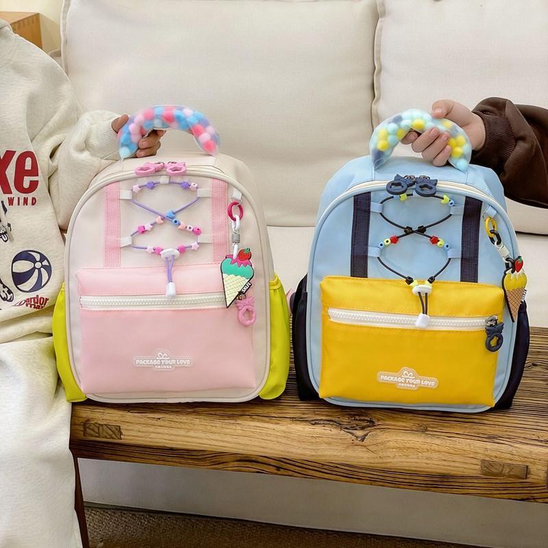 School BagsNew children's bag casual cute high-value backpack middle and large class student