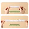 500pcs reusable thickened elastic food-grade plastic wrap, stretchable bowl covers, for kitchen fresh-keeping