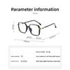 Women Stylish Large Frame Reading Glasses Men's Business Transparent Frame Blue Light Blacking Presbyopic Glasses  Lady's Trendy  Decoration Eyewear