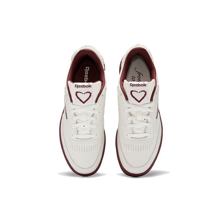 Reebok Club C 85 Valentines Day (2021) Unisex Sneakers Chalk Merlot FY4138