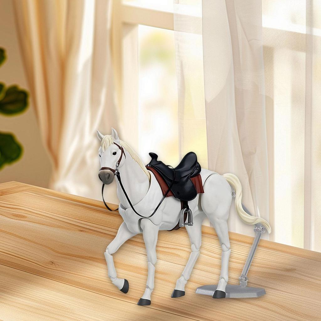 Horse Figure Model Home Decor Doll Toys Gifts Animal Toy Model Diorama Layout Sand Table Layout Decoration Miniature Scenes