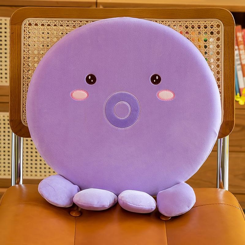 Memory Foam Round Cartoon Seat Cushion for Office, Dorm, or Bedroom Chair
