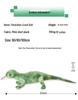 Lion Lizard Plush Dinosaur Doll - Cute Children's Cognitive Toy