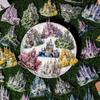 Fantasy Castle 3D Landscape PET Stickers - Retro Creative DIY Journal Stickers