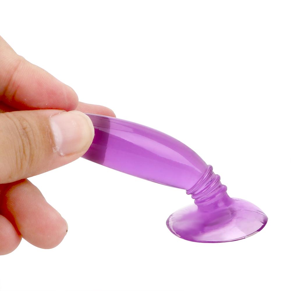 Anální anální kolík Masážní přístroj na prostatu Sexuální hračky pro muže Ženy Dildo Pocit pravé kůže Anální kolík pro Jelly pro dospělé