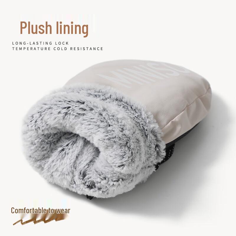 MINISO Women's Fleece-Lined Winter Ski Mittens