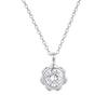Specializing In Explosive Silver Jewelry, Niche Flower Silver Necklace, 925 Sterling Silver Star Sun Necklace, Women's Light Luxury