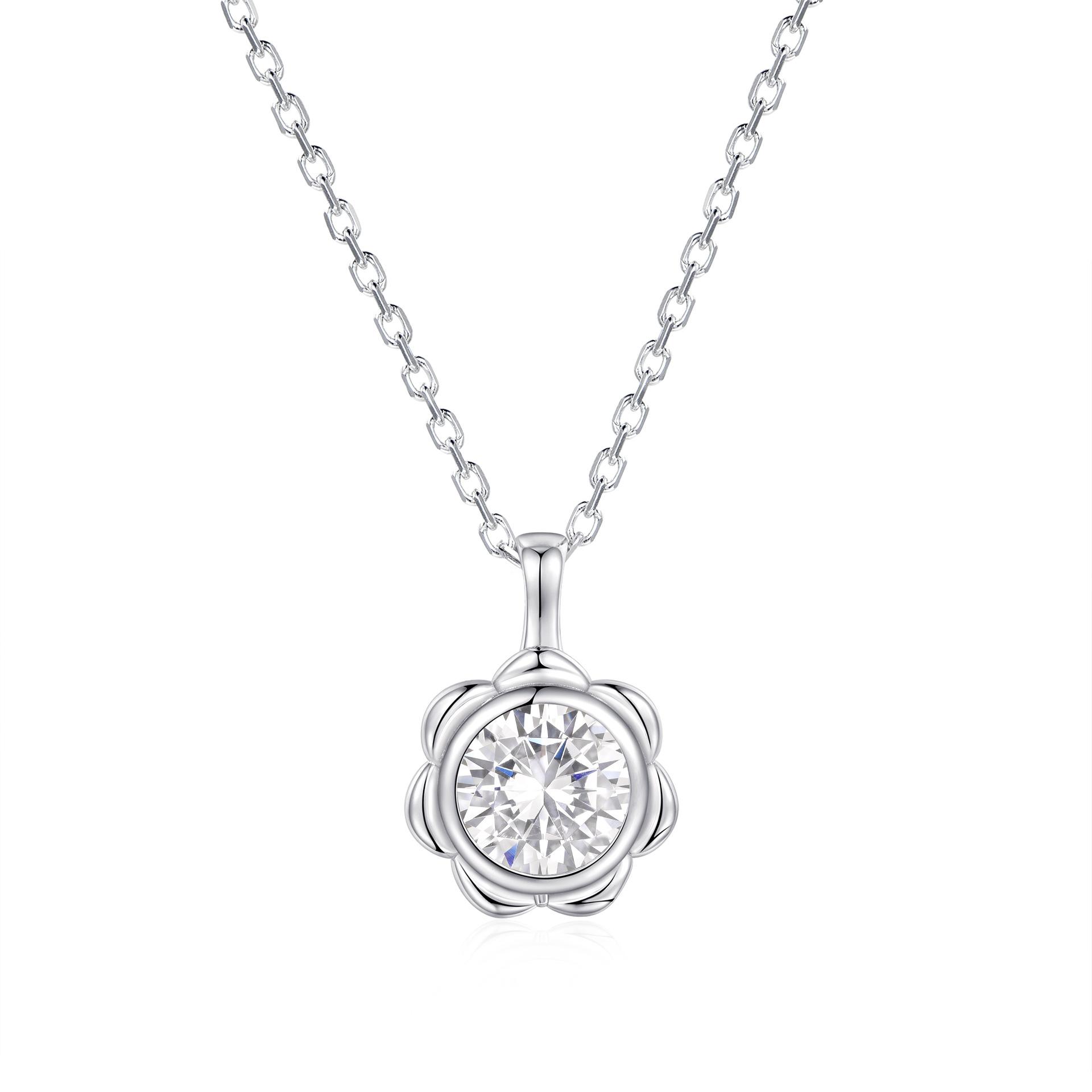 

Specializing in explosive silver jewelry, niche flower silver necklace, 925 sterling silver star sun necklace, women s light luxury 925 silver платиновий