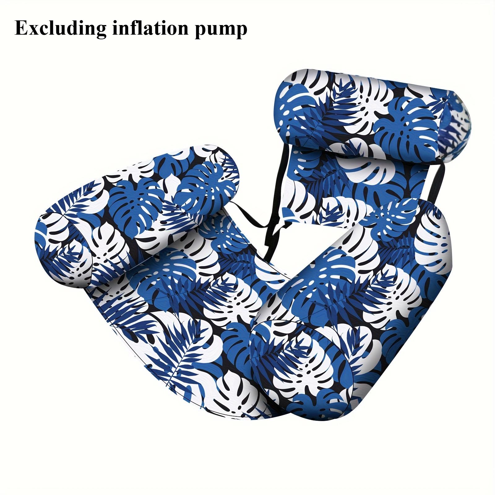 Inflatable Pool Lounger Chair,Adult Floating Water Hammock,PVC Durable Summer Beach Party Pool Accessory,Floating Chair for Pool