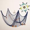 100X200Cm Beach Themed Fish Net Decorations Wall Mounted For Pirate Mermaid Beach Party Home Bedroom Decoration