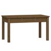 VidaXL Banc de jardin marron miel 80x44x45 cm bois de pin massif 824000