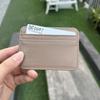 Mini Sheepskin Card Holder: Lightweight Genuine Leather Coin Purse, Soft & Stylish with Wet Oil Wax Finish