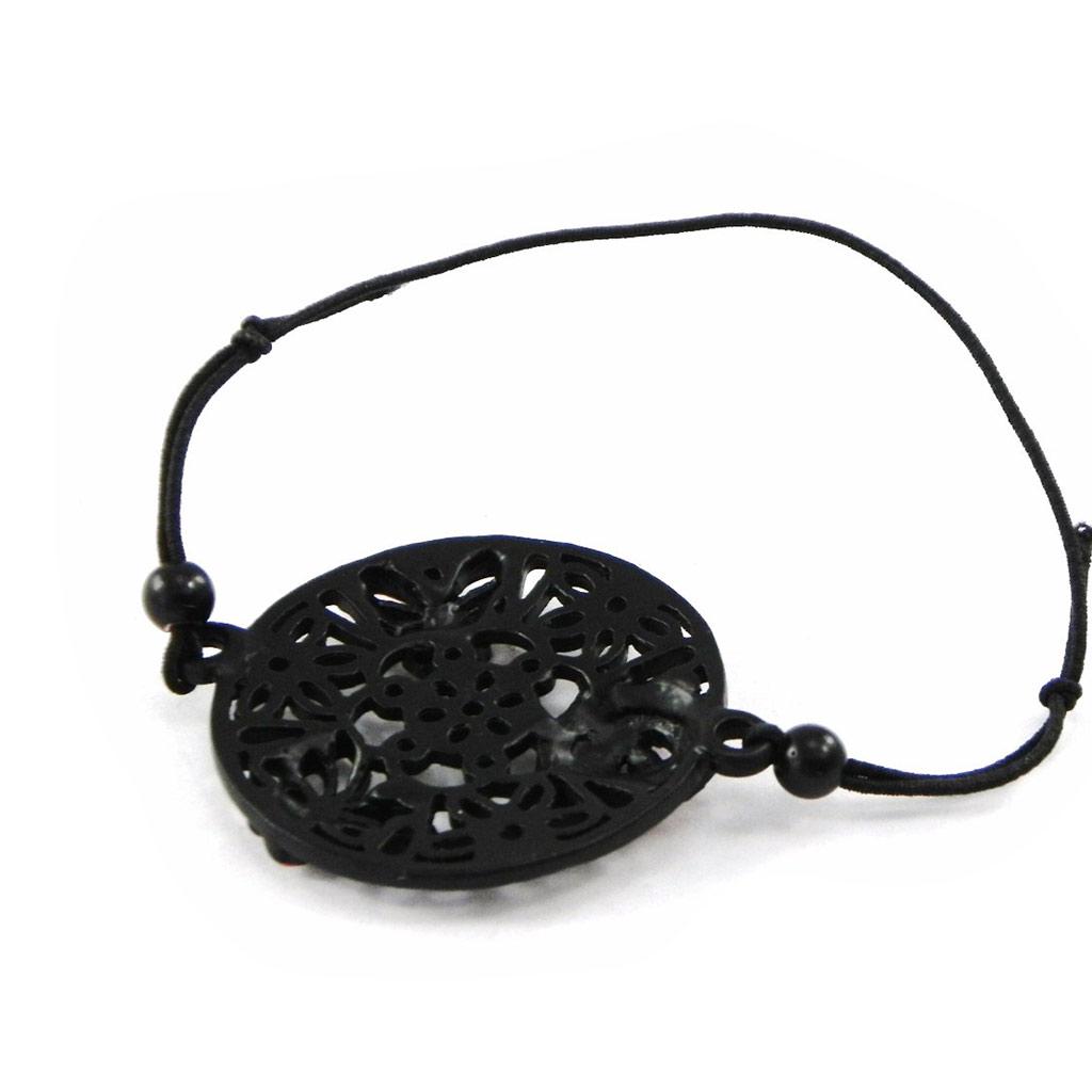 NOA [H8745] - Designer Bracelet 'Carmen' Red Black