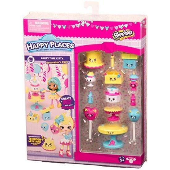 Happy Places Shopkins Staffel 3 Dekorations-Set - Party-Zeit Kätzchen