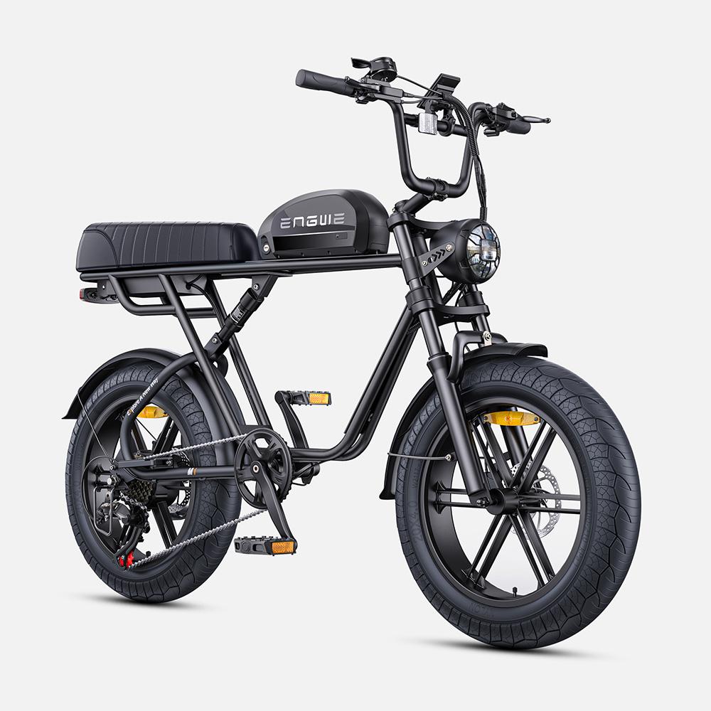 ENGWE M1 E-bike 250W Motor 48V28.6AH Lithium Battery Hydraulic Brake Motorcycle Electric Bicycle 20*4-in Fat Tire Electric Bike