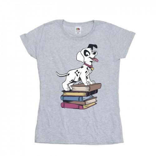 

Disney Womens/Ladies 101 Dalmatians Books Cotton T-Shirt білий