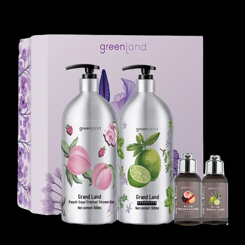 Dove Glennland Earth Flowing Fragrance 4-Piece Shower Set