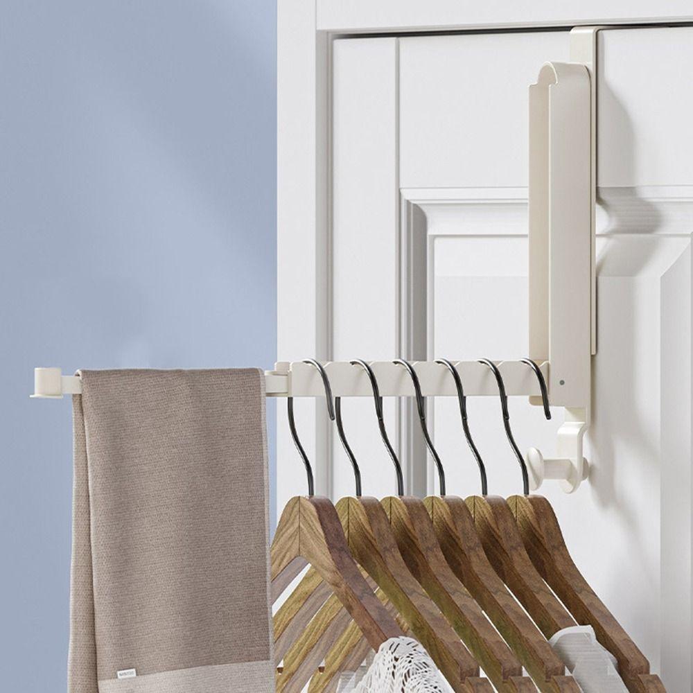 Heavy Duty Over the Door Hanger No Drilling Laundry Drying Rack Coat Hat Hanger  Kitchen