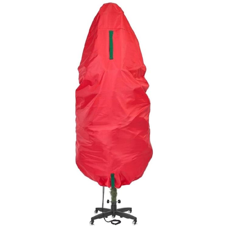 Easy-to-Use Vertical Christmas Tree Storage Bag, Waterproof Cover with Reinforced Handles for 36x25 Inch Decorations