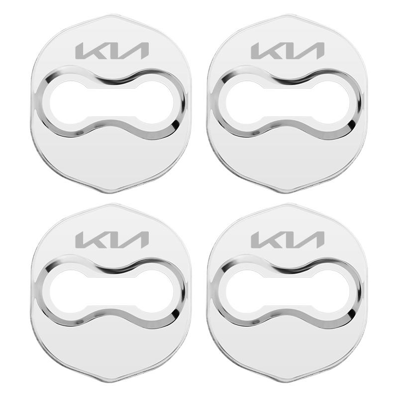BBEF9 4pcs Car Styling Auto Protect Door Lock Cover Stickers Accessories Case For Kia Rio Sportage Cerato Soul Sorento Picanto