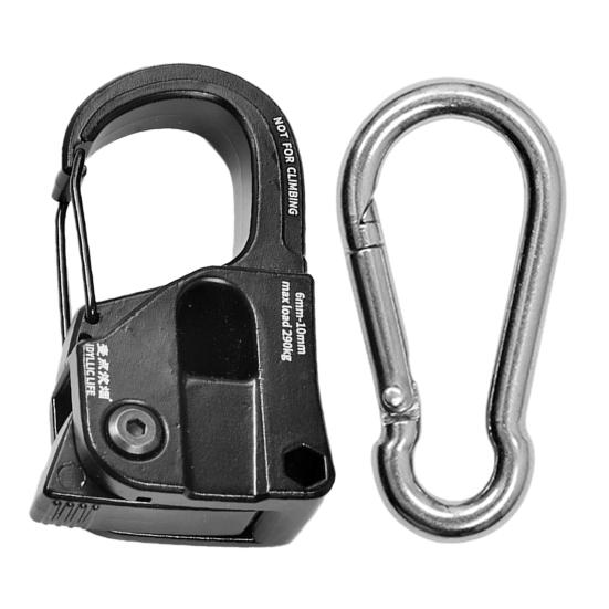 

Натяжитель каната, самоблокирующийся регулятор, нержавеющий, легкий, портативный, прочный, несущий нагрузку, эргономичный, быстро фиксирующийся, регулятор шнура с пряжкой 1 Set