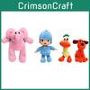 Adorable Set Of 4 Pocoyo Elly Pato Loula Soft Plush Stuffed Figure Toy Dolls For Kids