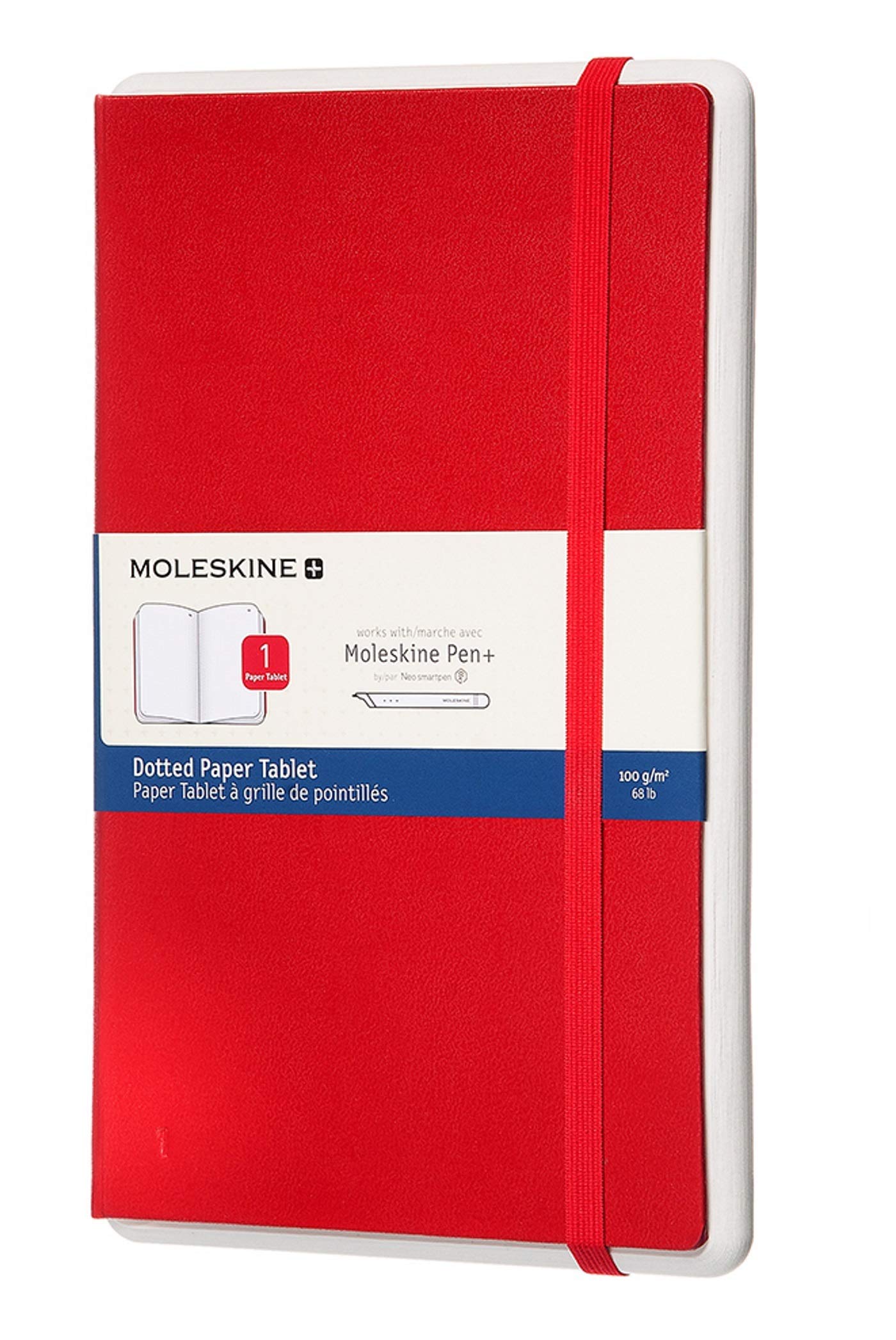 

Moleskine Smrt Wrtng Scrlet Rd Tblt Lrg