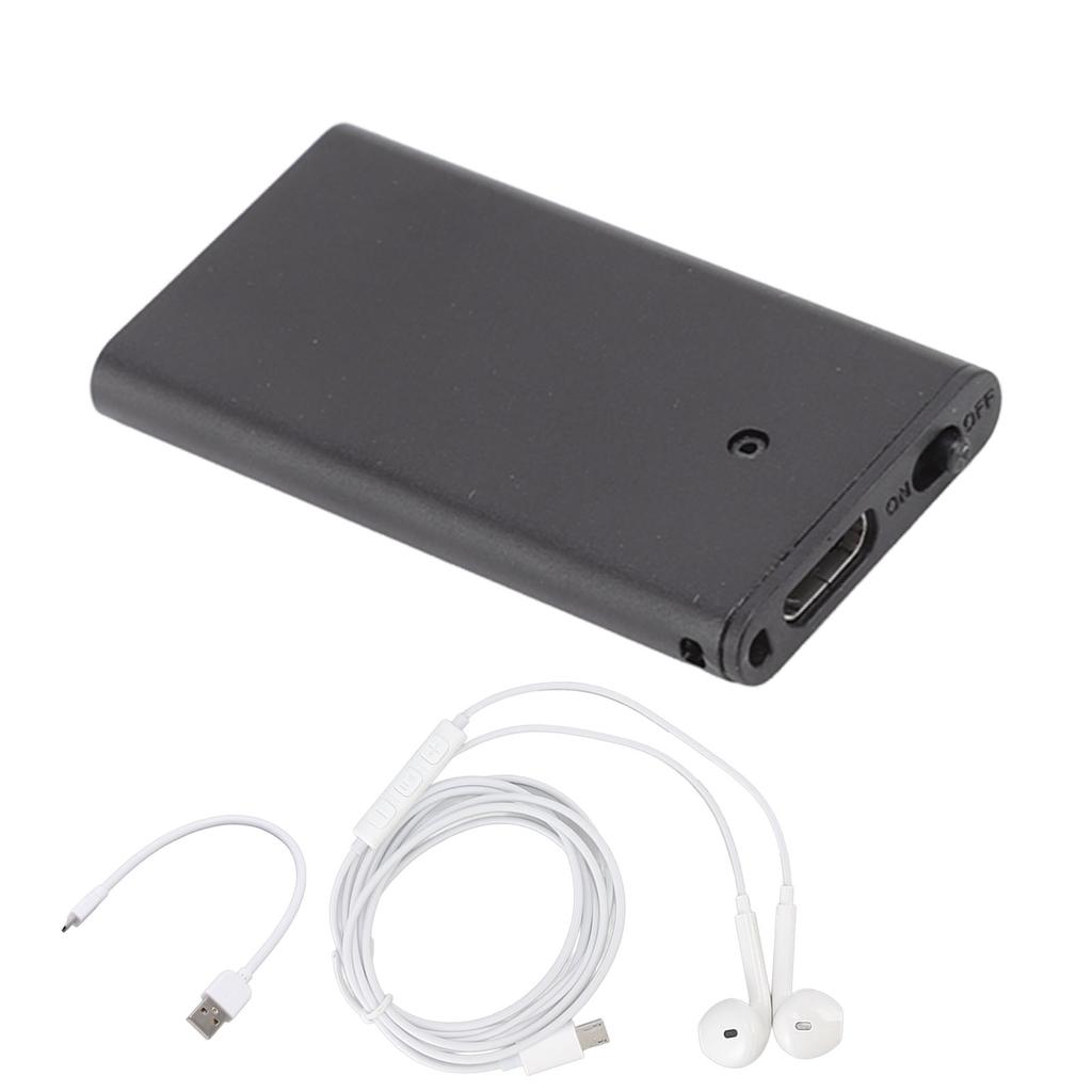 Mini Recorder HD Noise Reduction Encrypted 4GB Voice Activated Recorder with MP3 Playback for